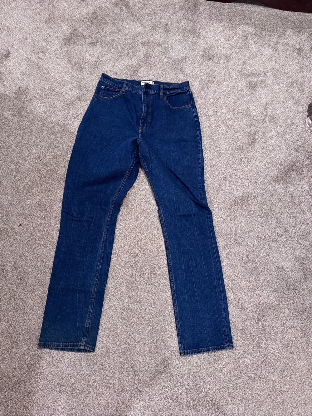 ABERCROMBIE | Long Slim Straight Ultra High Rise Curve Love